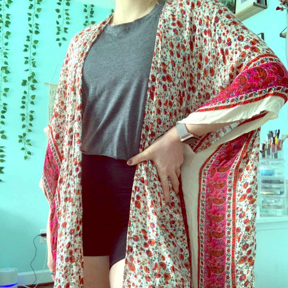 Patterned Kimono/ Wrap